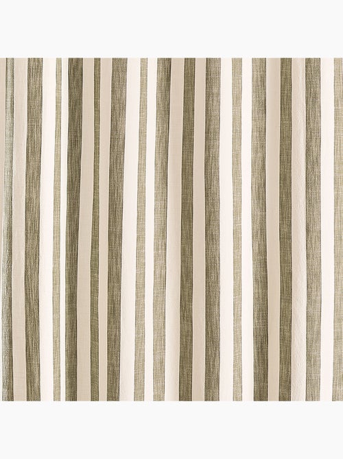 Rideau 100% coton larges rayures LOURMARIN - Kiabi