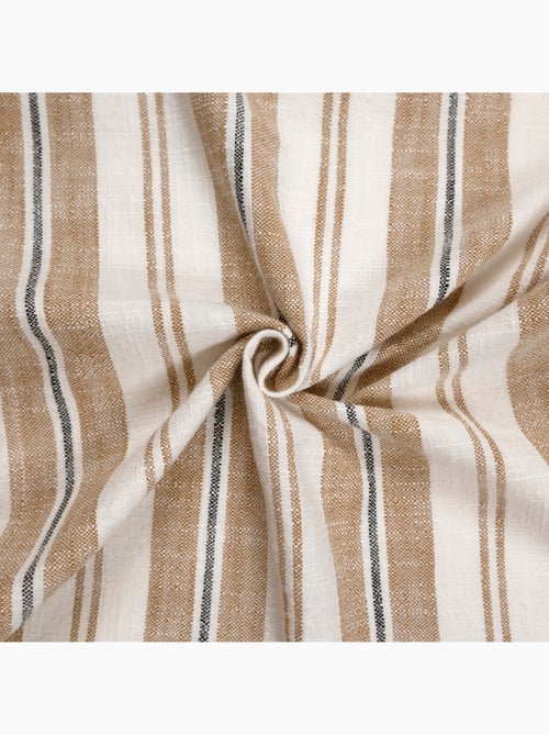 Rideau 100% coton rayures tapissier LOURMARIN - Kiabi