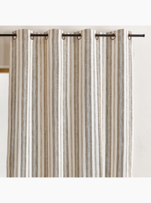 Rideau 100% coton rayures tapissier lourmarin - Kiabi Rideau 100% coton rayures tapissier lourmarin - Kiabi