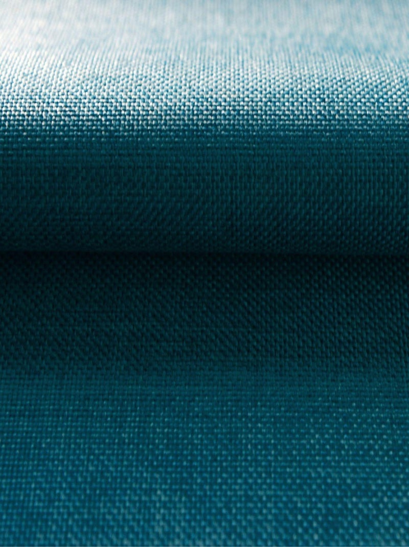 Rideau 100% occultant  - Effet chiné Bleu canard - Kiabi