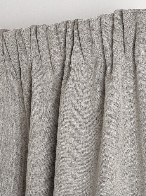 Rideau 100% occultant double face galon fronceur - Kiabi