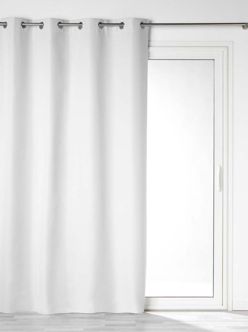 Rideau 100% occultant en microfibre - Kiabi