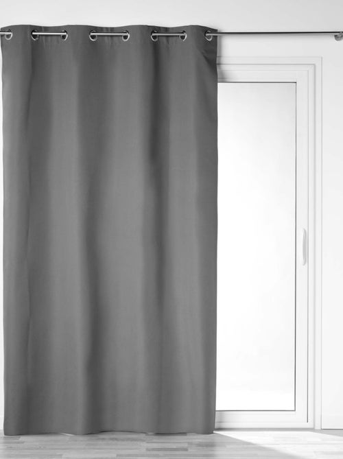 Rideau 100% occultant en microfibre - Kiabi