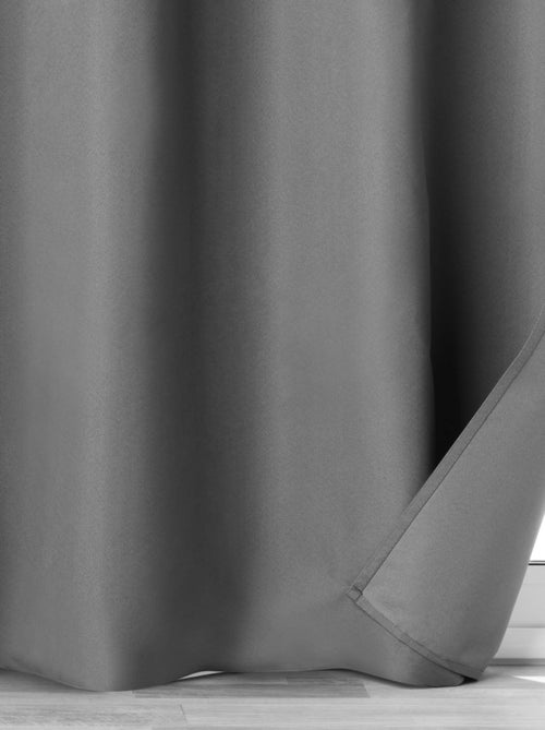 Rideau 100% occultant en microfibre - Kiabi