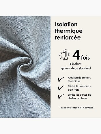 Rideau 100% occultant thermique phonique chin?