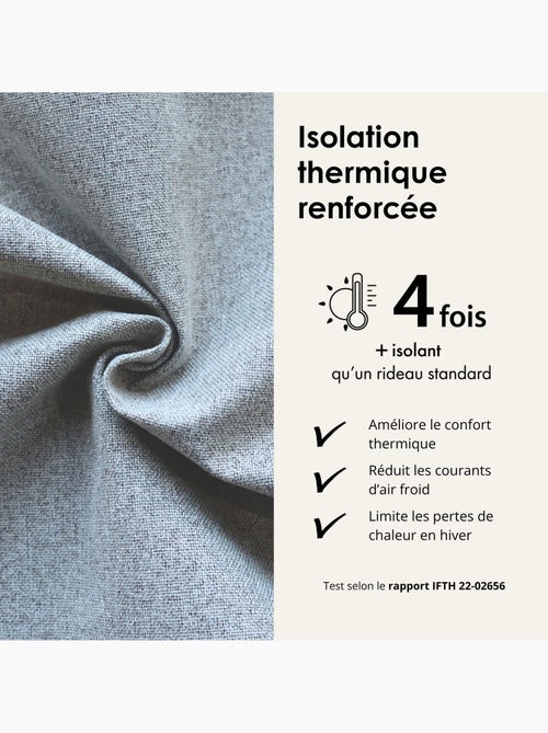 Rideau 100% occultant thermique phonique chin? - Kiabi