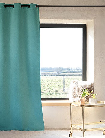 Rideau 100% occultant thermique phonique chiné