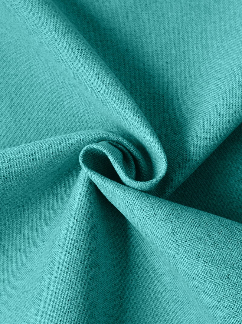 Rideau 100% occultant thermique phonique chiné Bleu turquoise - Kiabi