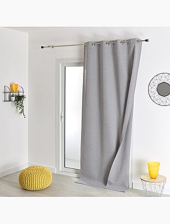 Rideau 100% occultant thermique phonique chiné