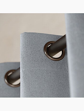 Rideau 100% occultant thermique phonique chiné