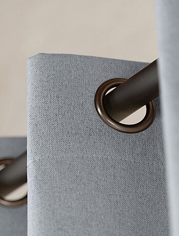 Rideau 100% occultant thermique phonique chiné