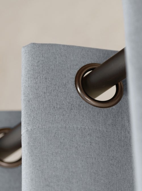 Rideau 100% occultant thermique phonique chiné - Kiabi