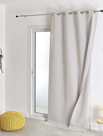 Rideau 100% occultant thermique phonique chiné