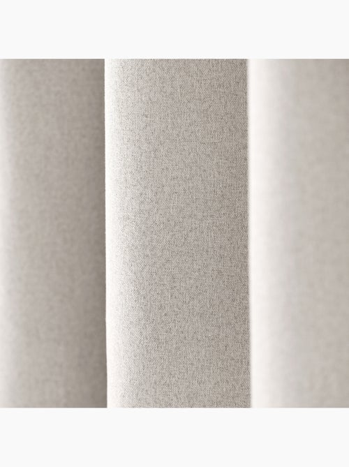 Rideau 100% occultant thermique phonique chiné - Kiabi