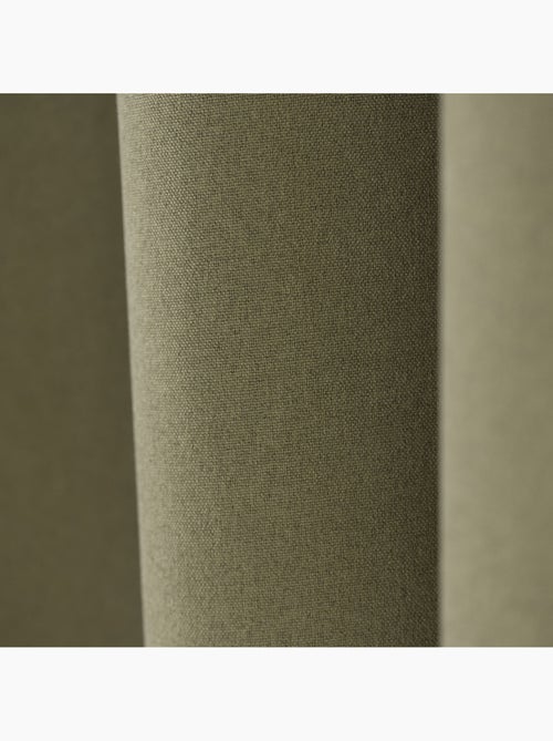 Rideau 100% occultant thermique phonique chiné - Kiabi