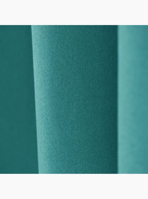 Rideau 100% occultant thermique phonique chiné midnight - Kiabi Rideau 100% occultant thermique phonique chiné midnight - Kiabi