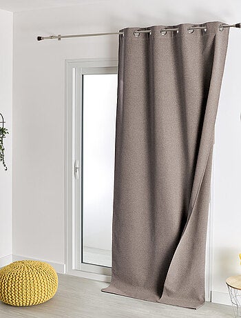 Rideau 100% occultant thermique phonique chiné