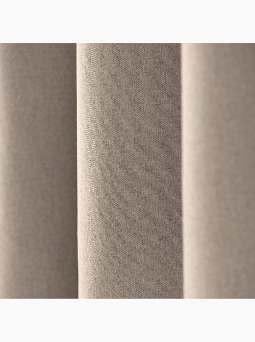 Rideau 100% occultant thermique phonique chiné - Kiabi