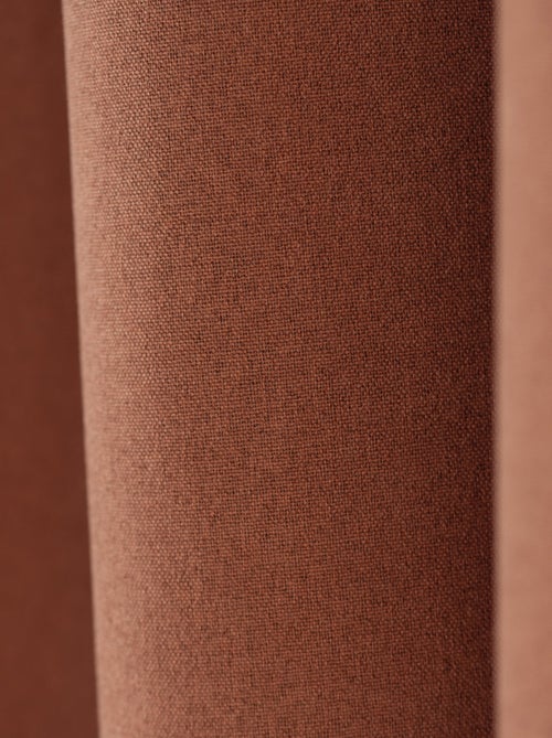 Rideau 100% occultant thermique phonique chiné - Kiabi