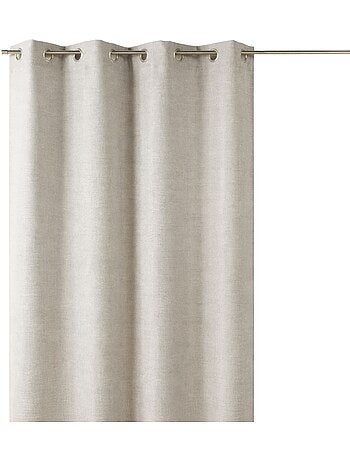 Rideau 100 % occultant uni doublé