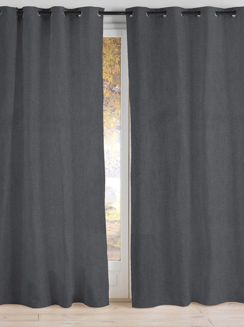 Rideau 100 % occultant uni et coloré - Kiabi
