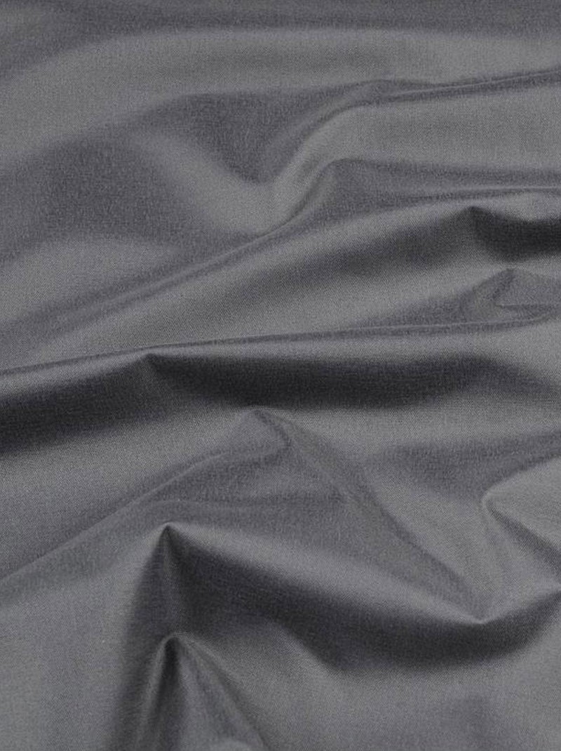 Rideau 100 % occultant uni et coloré gris anthracite - Kiabi