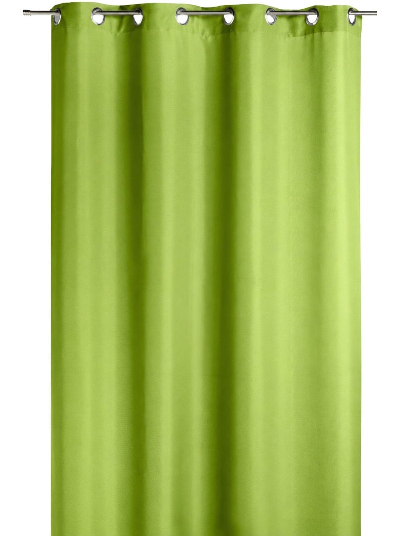 Rideau 80 % Occultant Uni Vert - Kiabi