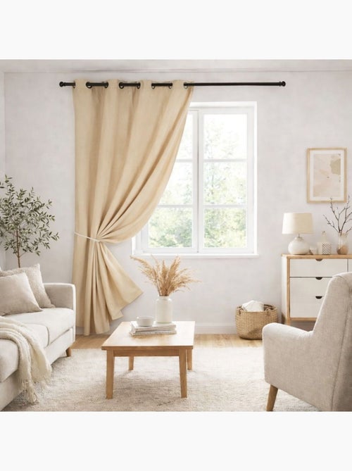 Rideau 80% occultant vu à la TV - Kiabi