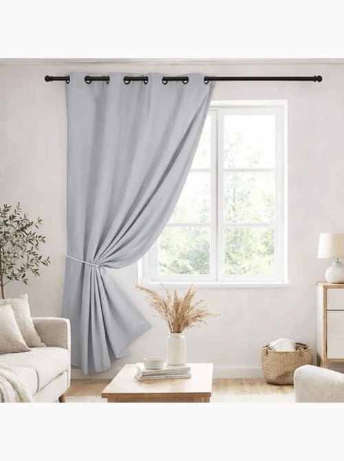 Rideau 80% occultant vu à la TV - Kiabi