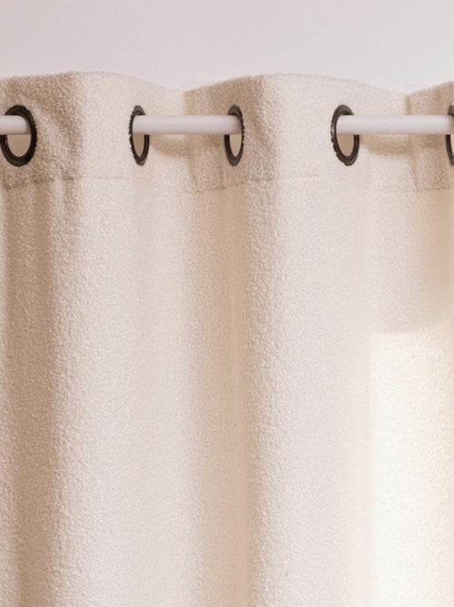 Rideau à bouclettes tamisant - Kiabi