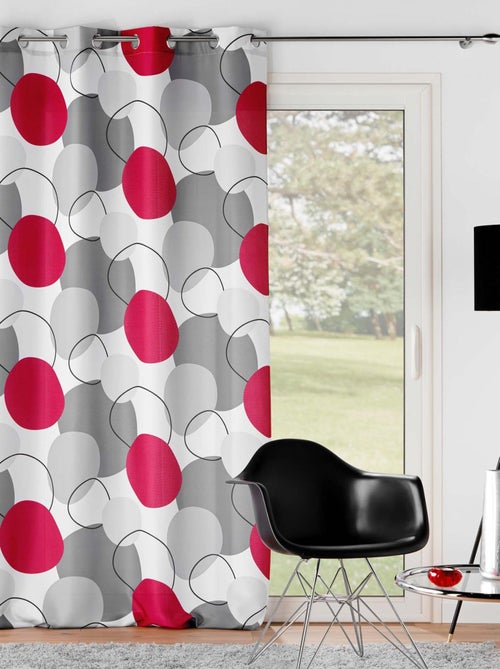 Rideau à formes géométriques - Kiabi