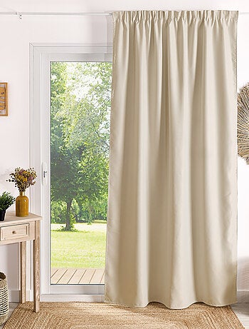 Rideau à galon fronceur occultant ignifugé M1 Non Feu