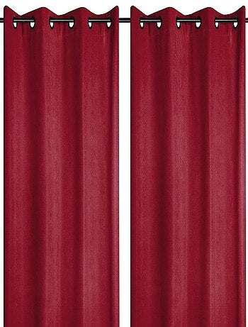 Rideau à œillets isolant doublé polaire