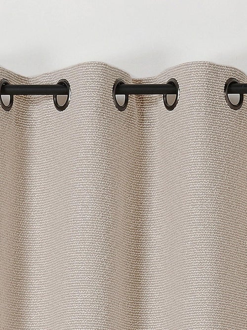 Rideau à l'aspect texturé en bouclette - Kiabi