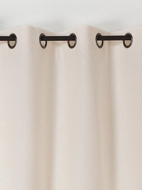 Rideau à l'aspect texturé en bouclette - Kiabi