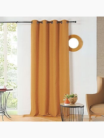 Rideau à l'aspect texturé en bouclette