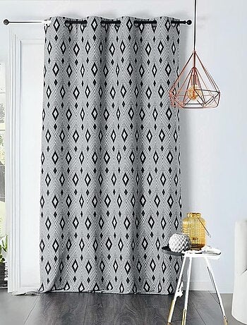 Rideau à Losanges Vifs et Colorés