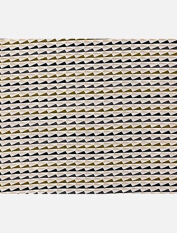 Rideau à Motifs Géométriques Colorés