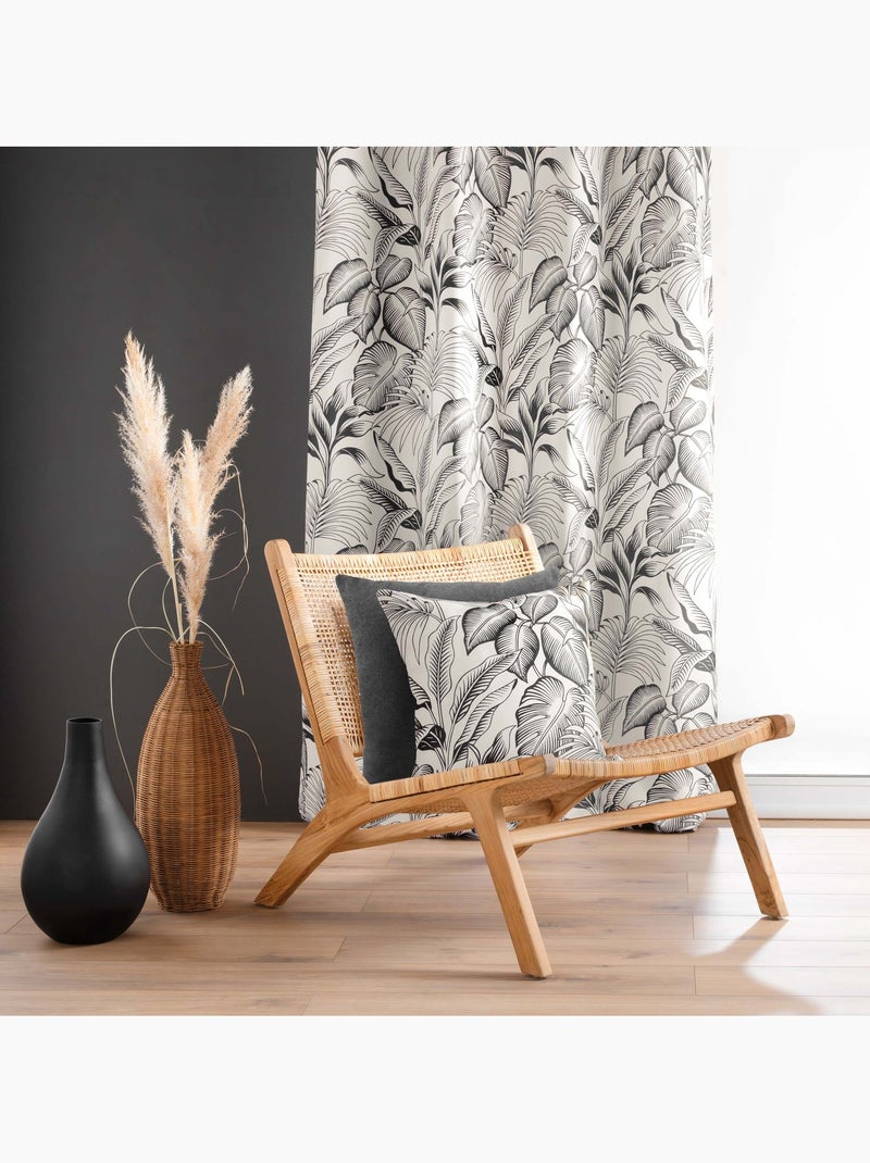 Rideau à œillet polyester CABANA - Douceur D'intérieur Marron clair - Kiabi