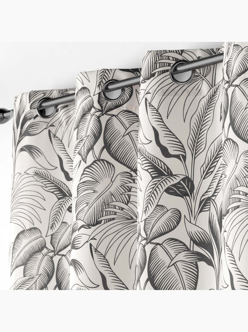 Rideau à œillet polyester CABANA - Douceur D'intérieur Marron clair - Kiabi