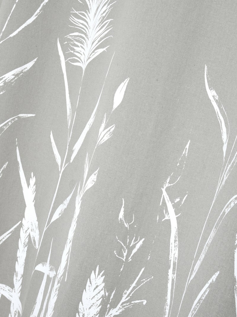 Rideau à oeillet tamisant pampa Bois naturel - Kiabi