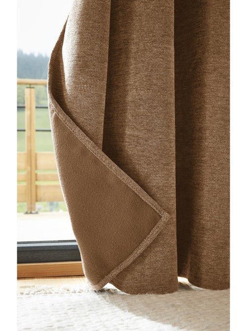 Rideau à oeillets - 100% Occultant - Doublé polaire - Bjorn - Kiabi