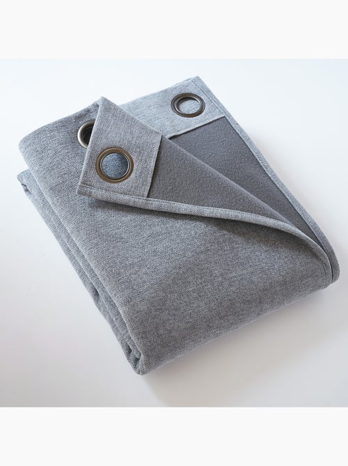 Rideau à oeillets - 100% Occultant - Doublé polaire - Bjorn - Kiabi