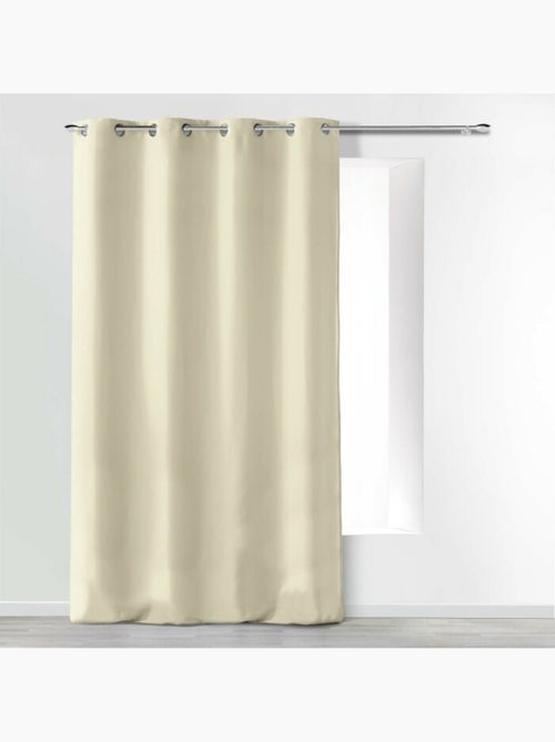 Rideau à œillets - Microfibre légère - Absolu - Kiabi