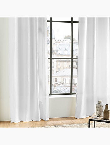 Rideau à œillets - microfibre légère - absolu