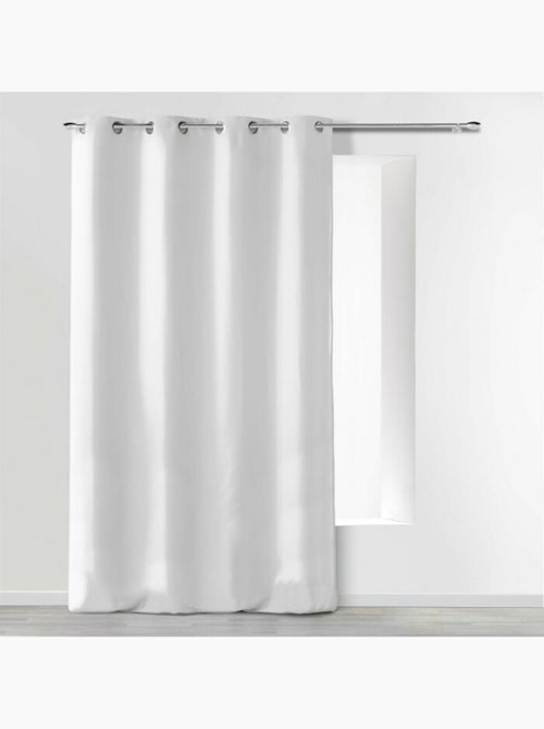 Rideau à œillets - Microfibre légère - Absolu - Kiabi