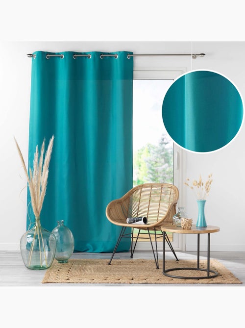 Rideau à œillets - Microfibre légère - Absolu - Kiabi Rideau à œillets - Microfibre légère - Absolu - Kiabi