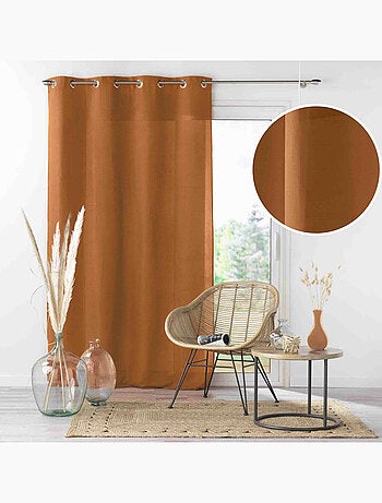 Rideau à œillets - Microfibre légère - Absolu