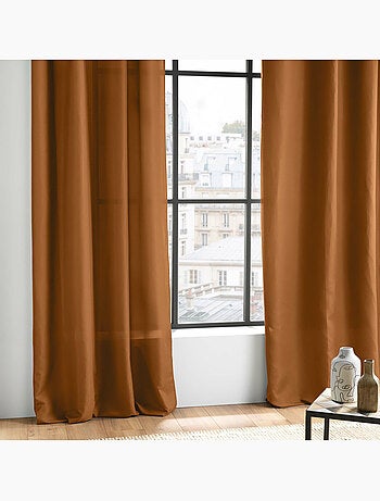 Rideau à œillets - Microfibre légère - Absolu