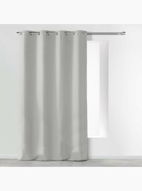 Rideau à œillets - Microfibre légère - Absolu - Kiabi